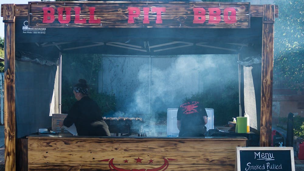 Plenty of food trucks and food options at the Ballan Autumn Festival