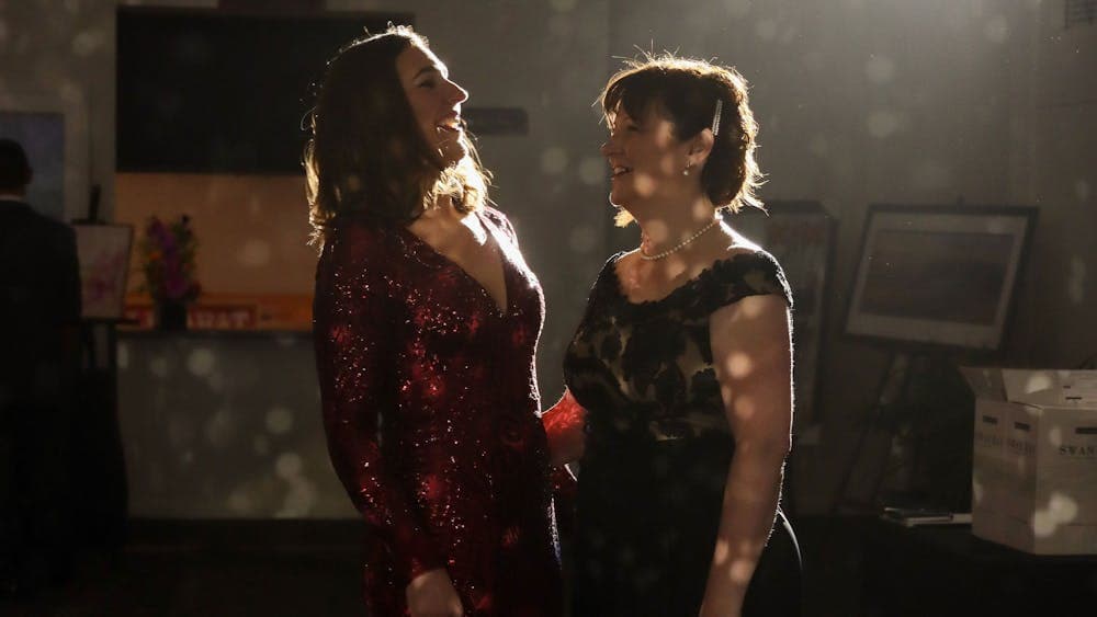 Two ladies dancing at the Dream Ball