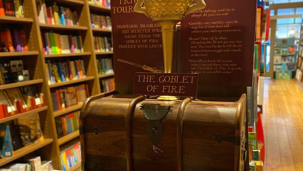 The treasure  hunt display