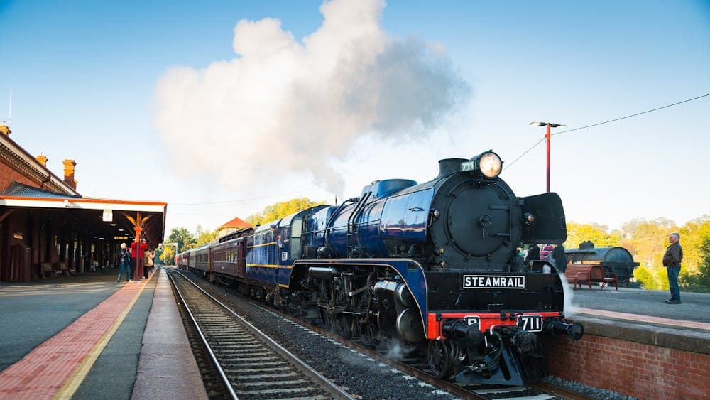 Steamrail Victoria Locomotive R711