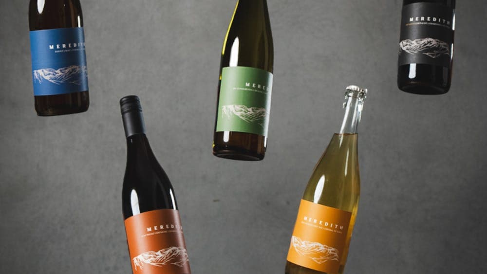Meredith Wines wine bottles