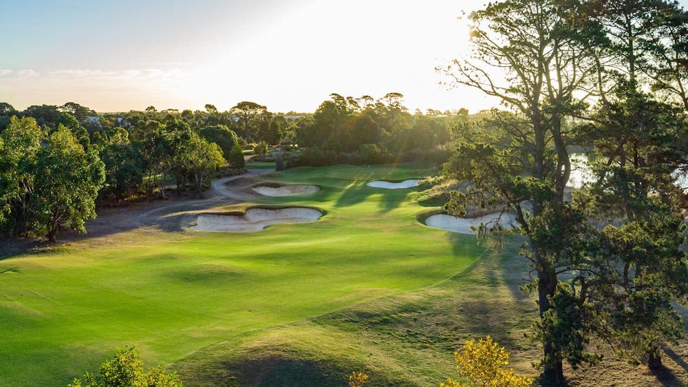 gold course at Ballarat Golf Club