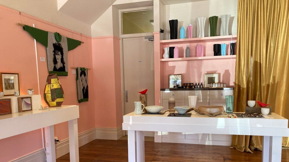 inside a retail environment with products by makers and artisans