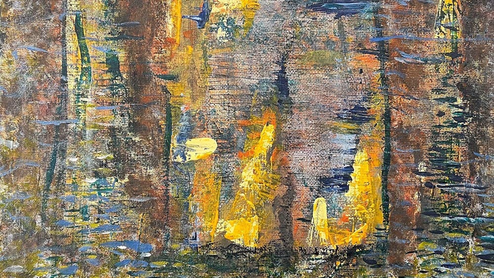 Abstract image that let the light through the shadows