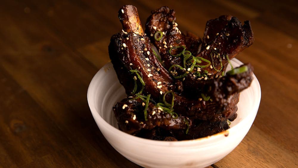 ribs in a bowl