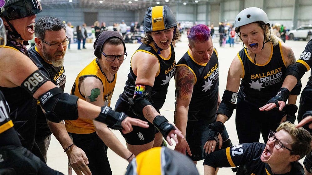 BRDL Team members at a Roller Derby Game