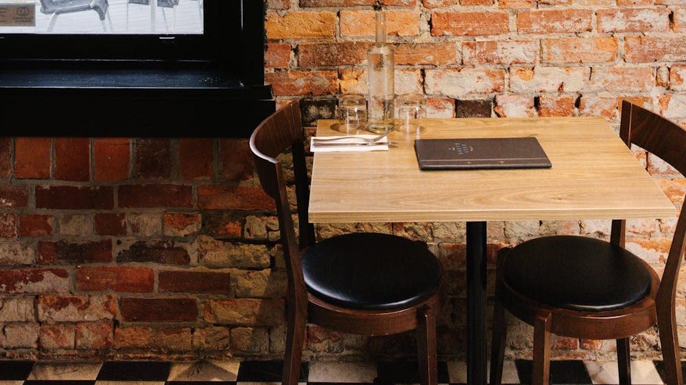 Exposed brickwork