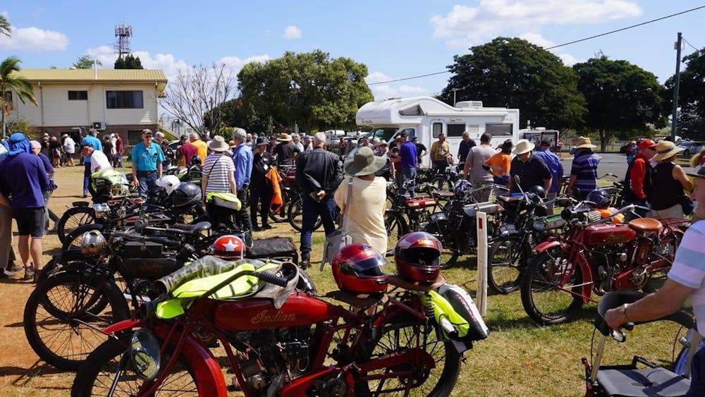 Bikes at the 2023 NVMR at Bundaberg