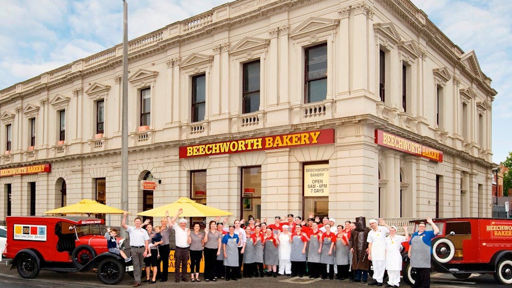 The Ballarat team ready to welcome you to Beechworth Bakery