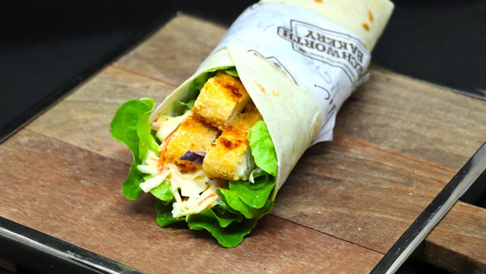 Delicious range for freshly made wraps