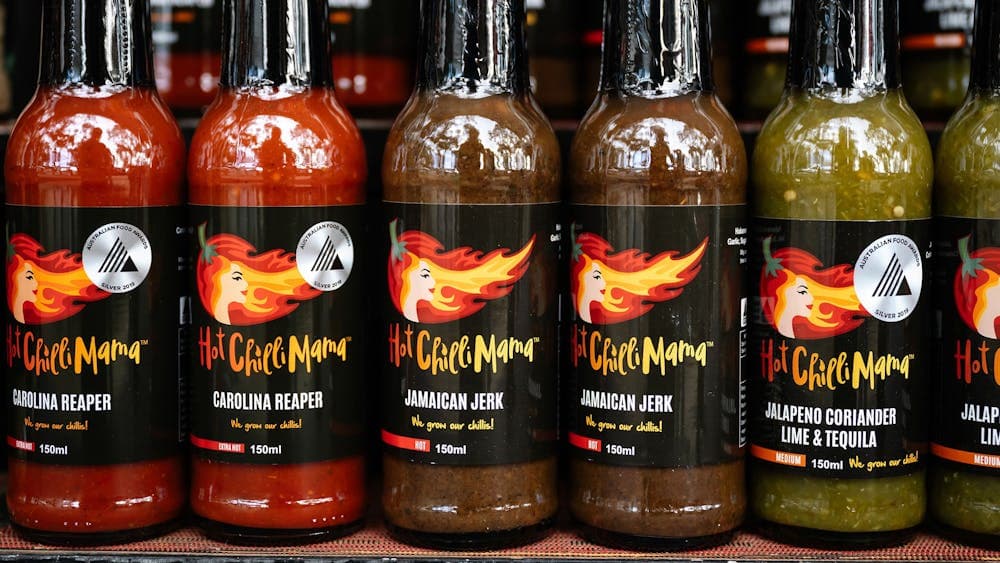 Hot Chilli Mama variety of sauces
