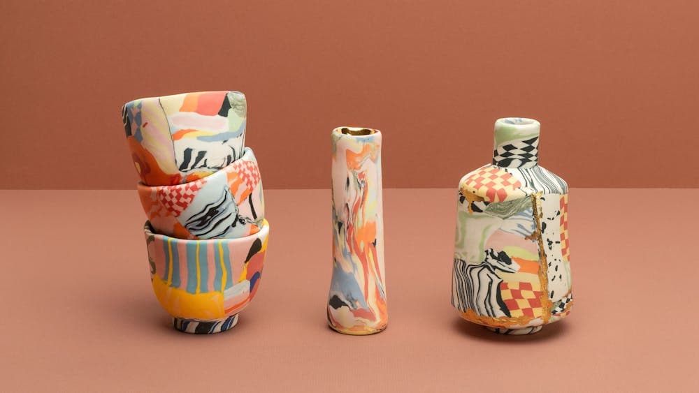 Ceramics by Ballarat-based artist Ruby Pilven