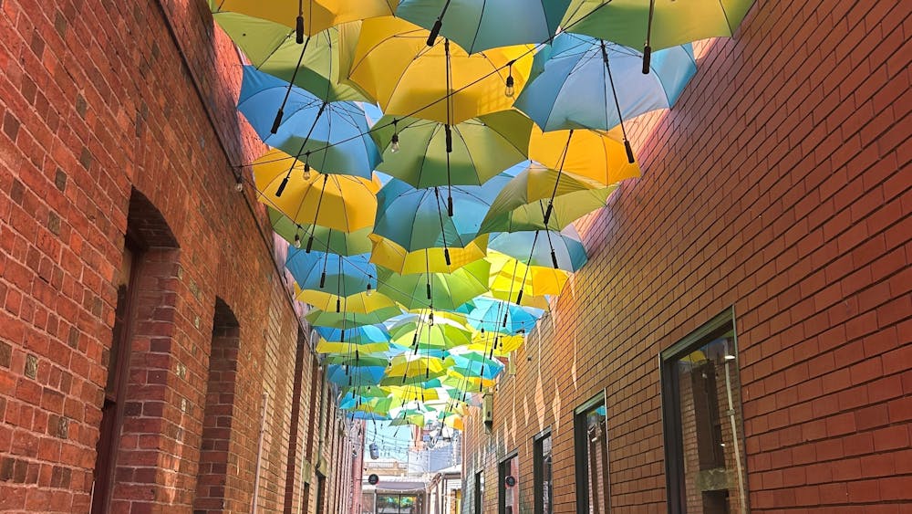 Umbrellas in Ballarart