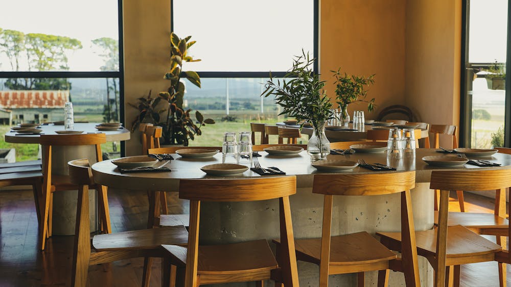 The interior of Wayward Winery