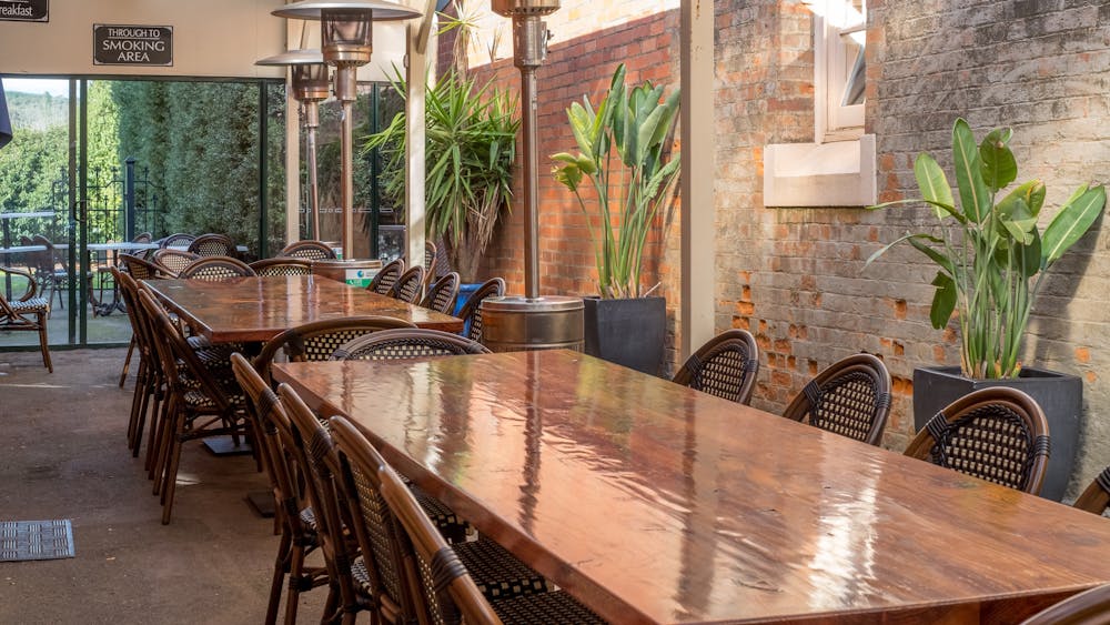 Dining south side of Hotel