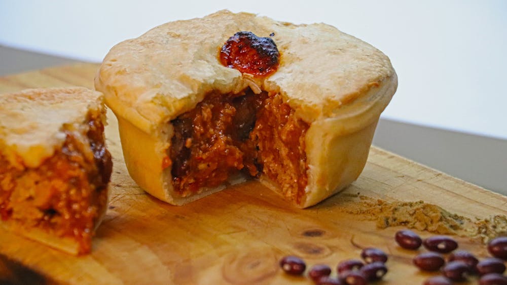 100% plant based & delicious Chilli Con Carne pie from our Vegan Range