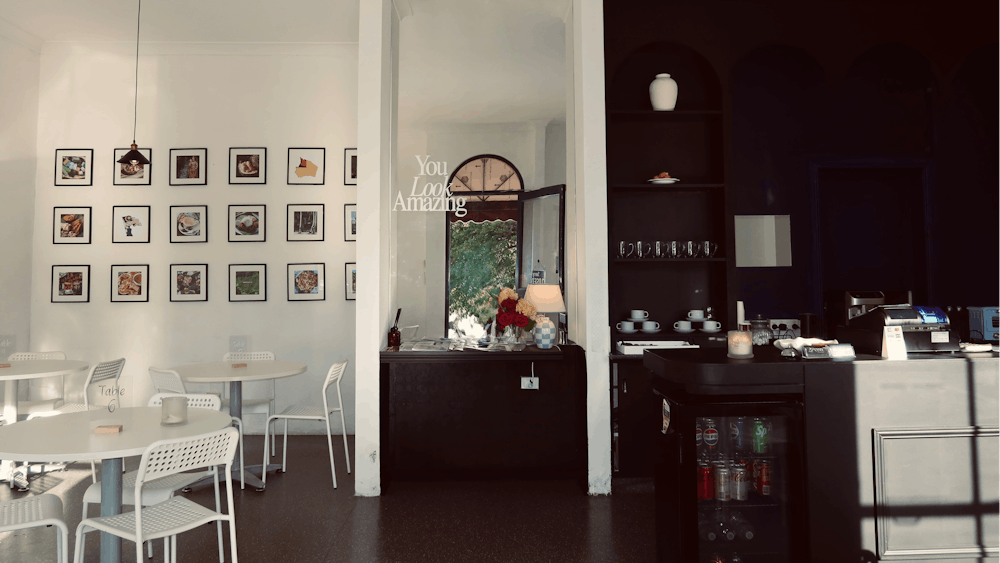 Indoor dining area at Jalan Jalan Eats Malaysian restaurant in Ballarat with modern seating