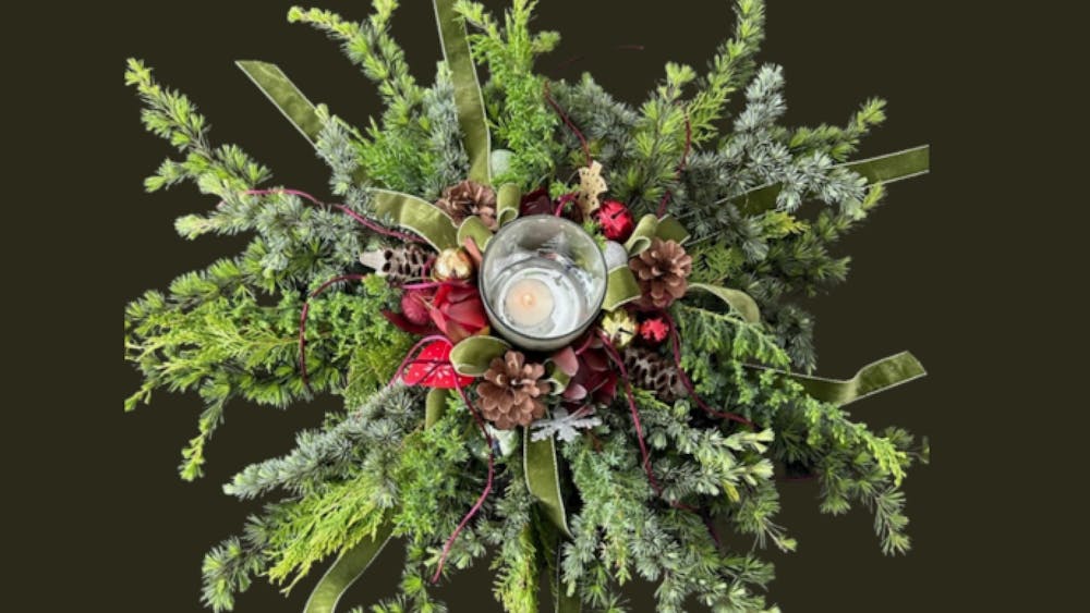 handmade christmas wreath