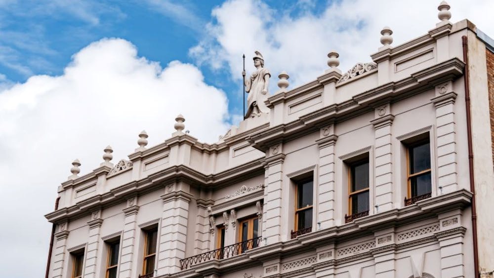 The facade of the mechanics insititute in Ballarat