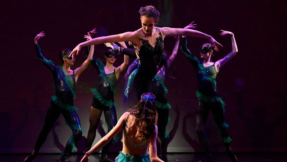 Ominous Ballet Dancers surrounding the Little Mermaid