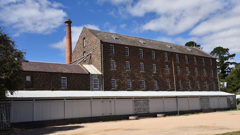 Andersons's Mill in Smeaton is a five story bluestone flour and oat mill built in 1862