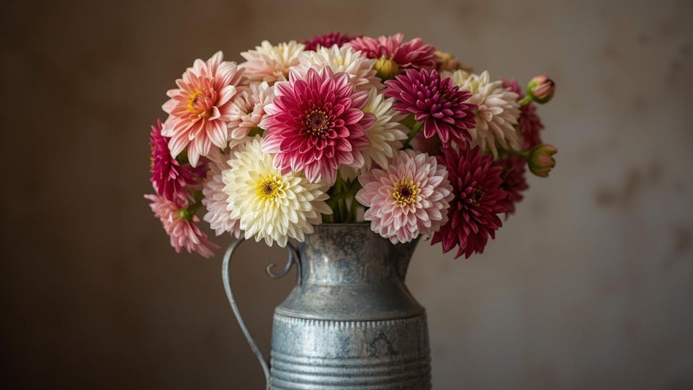 Pick your own flowers in a jug
