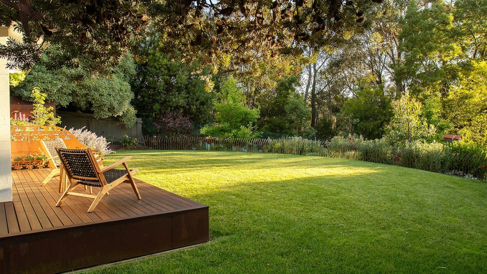 Open Gardens Victoria - North Haven, raised lawn