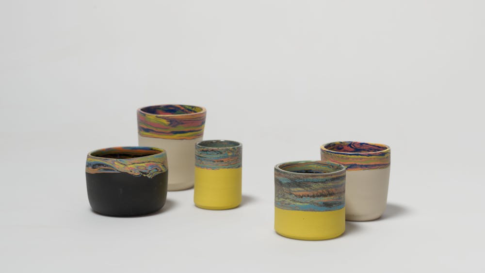 Mason Jones, Landscapes 2025, ceramic 15 x 30 x30 cm