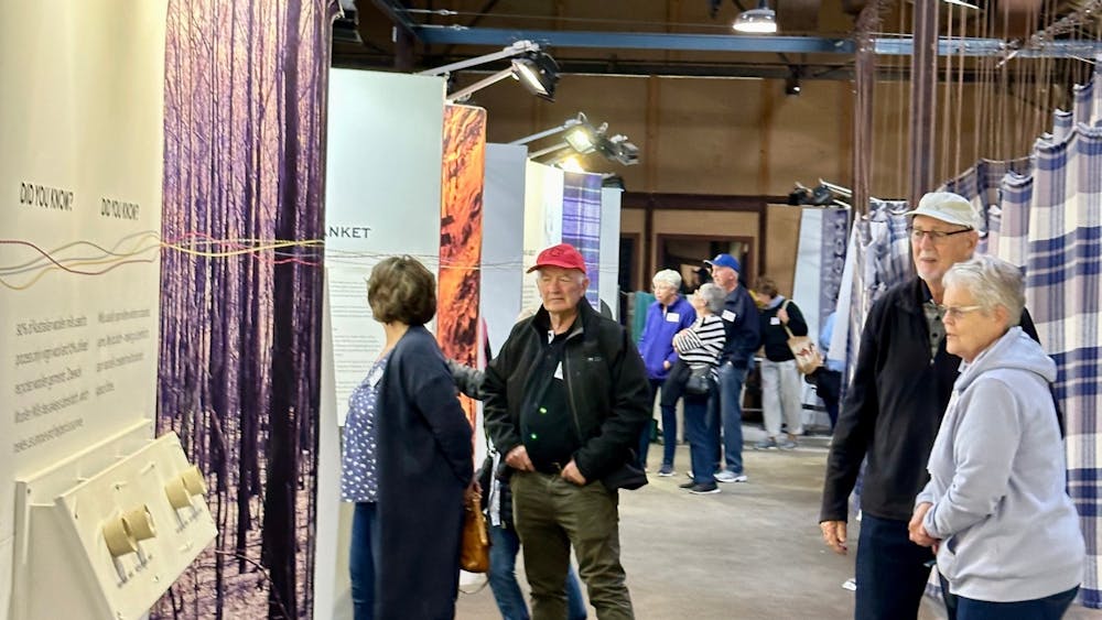Wool exhibit at Creswick Woollen Mills