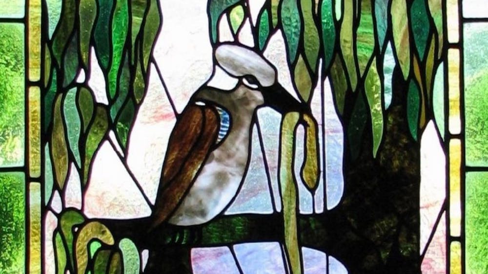 Stained glass window at the Ballarat Observatory, 1914 [detail