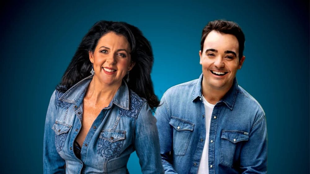 Tania and Jason in double denim