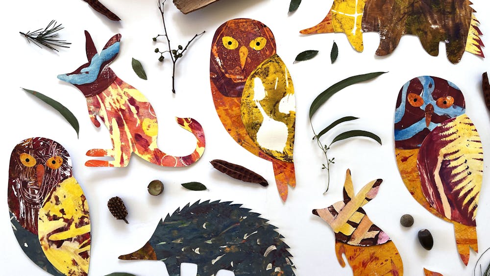 Thumbnail for Kids Autumn Animal Art Class