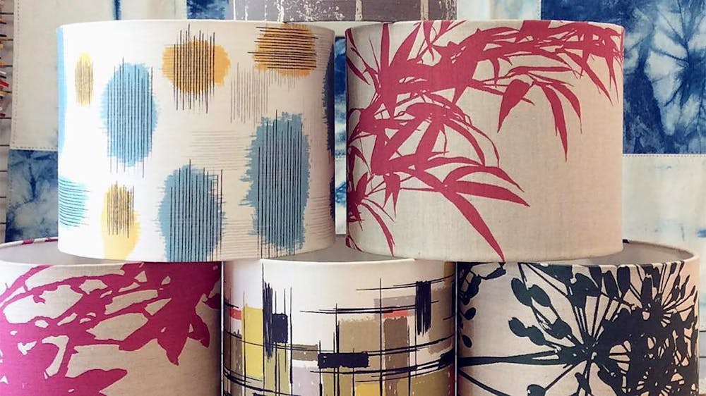 image of handmade lamps