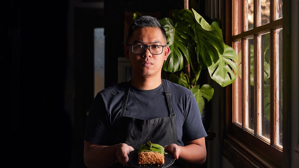 Lechon paksiw pie at Hotel Canberra’s Stables Cafe & Bar