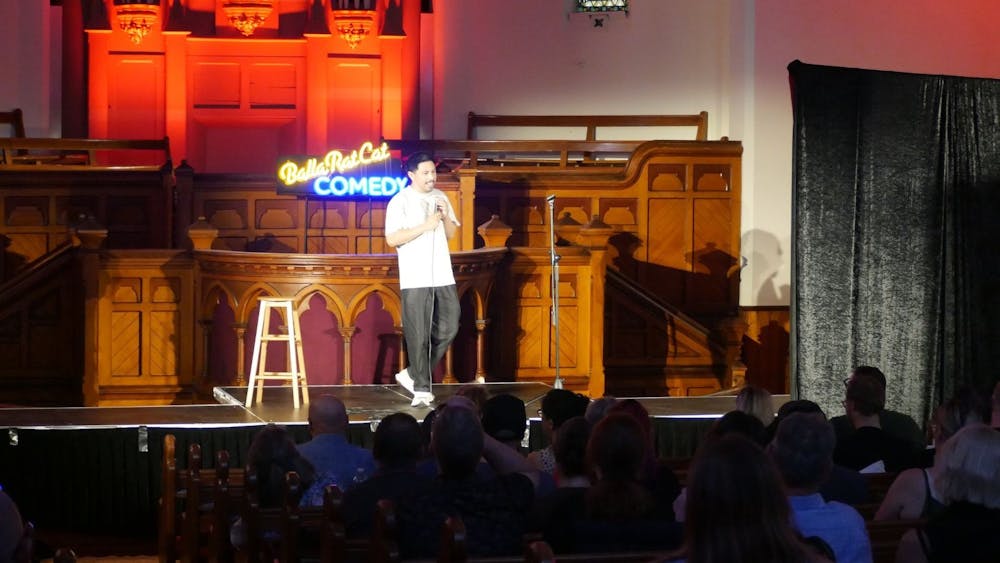 Chris on stage