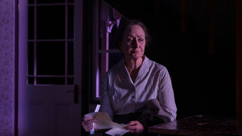 Emma (Caroline Lee) looks pensive