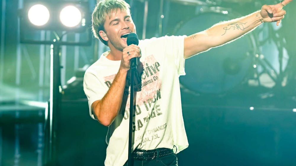 Harry Lamb Performing on stage