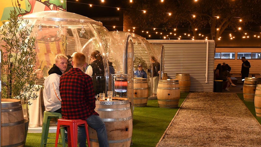 Winter Igloos at the Market Hotel Ballarat