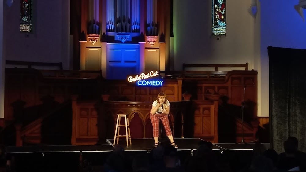 Robin Reynolds on stage