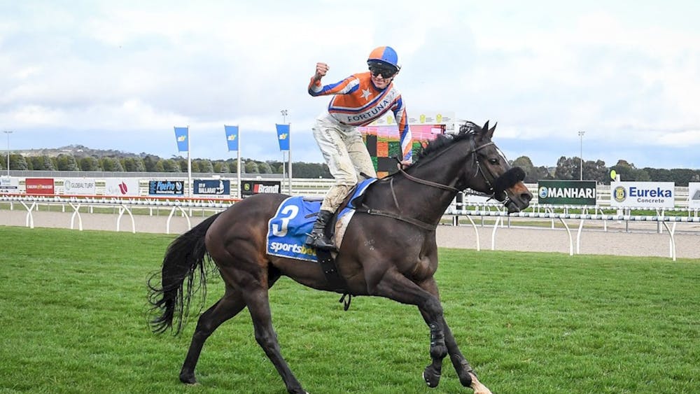 Jockey Will Gordon after taking out the 2025 edition aboard Leaderboard