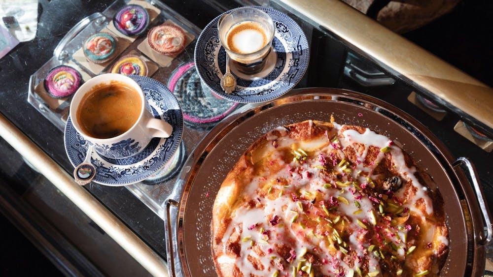 Big cakes and coffee