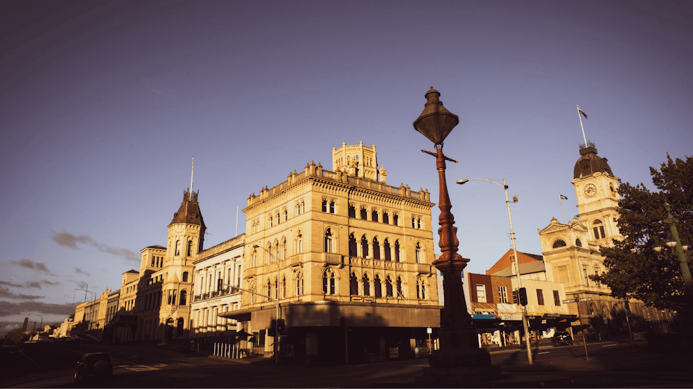 Ballarat historical buildings on self-guided tour