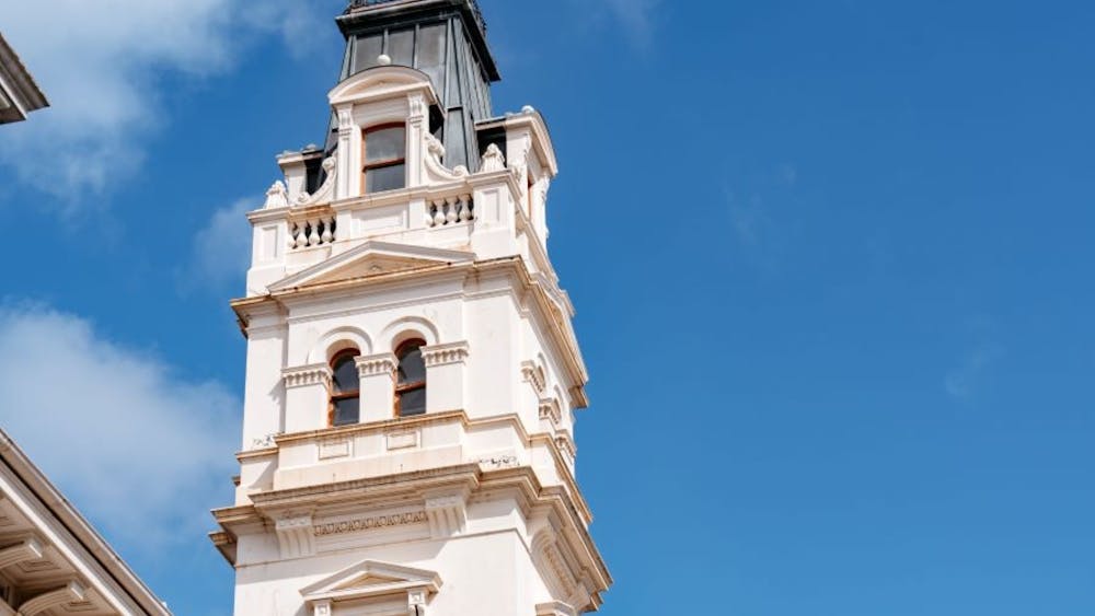Bell tower at Town Hall