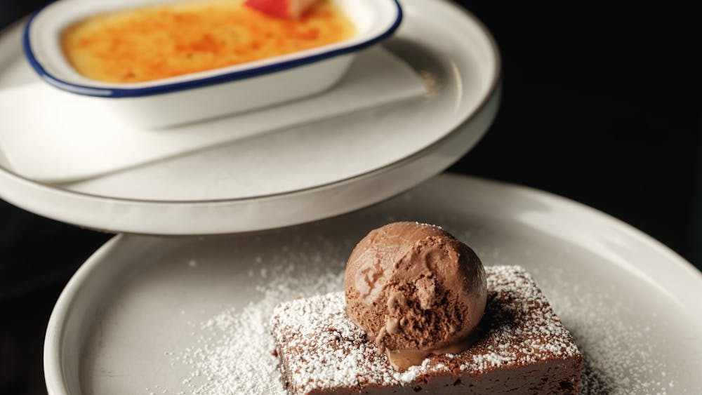 Creme Brulee or Brownie for dessert?