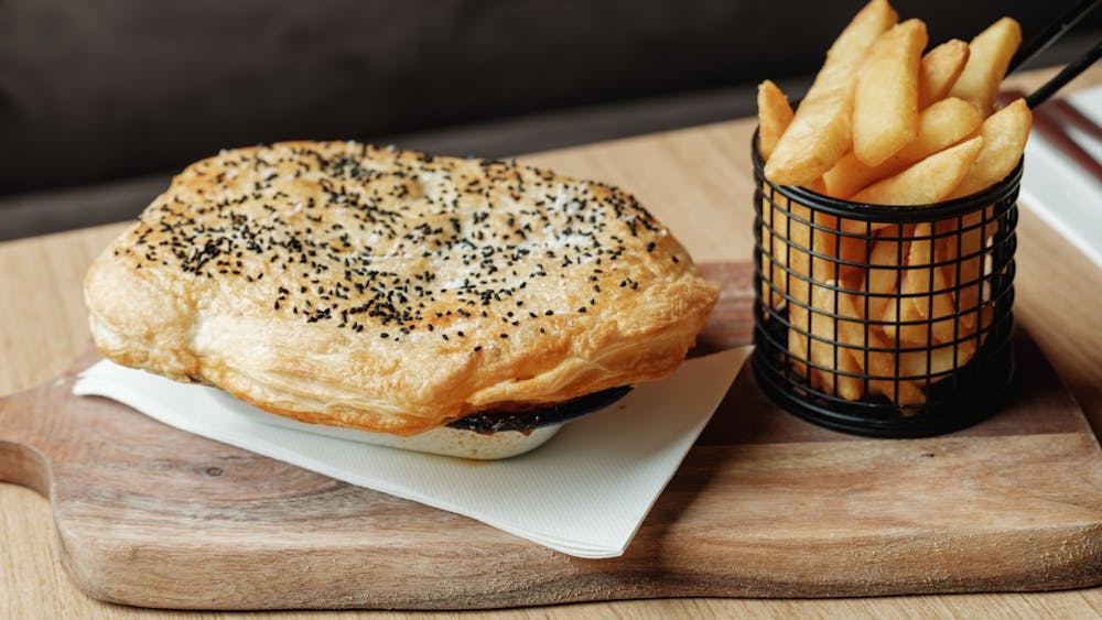 Ask about the Pie of the Day, baked in-house by our talented chefs