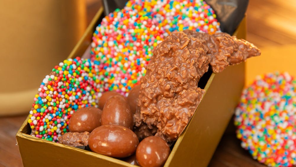 Chocolates in a box