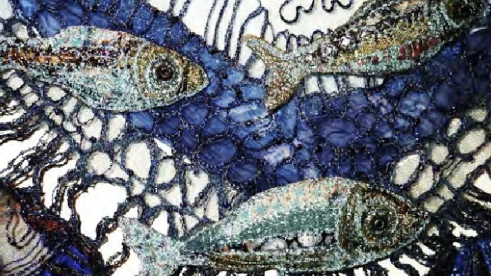 One Fish Two Fish Textile Fish Galore by Sue Senewiratne
