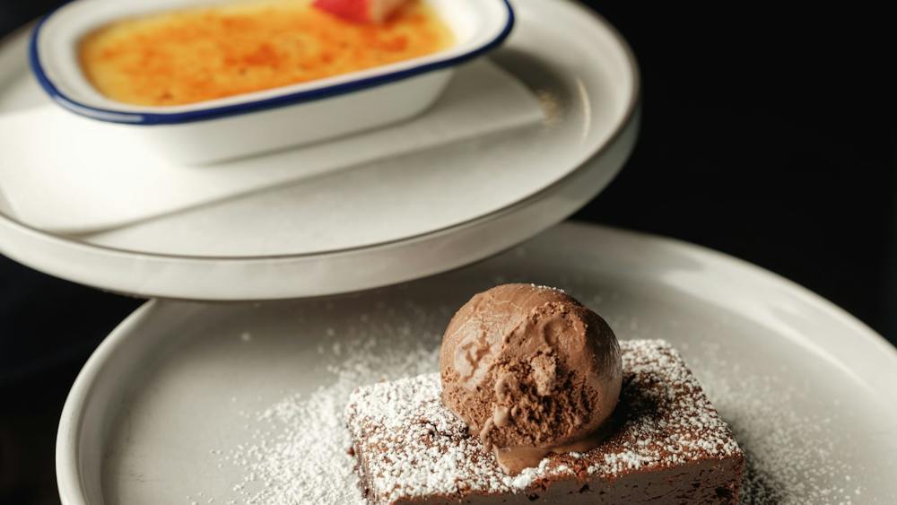 Creme Brulee or Brownie for dessert?