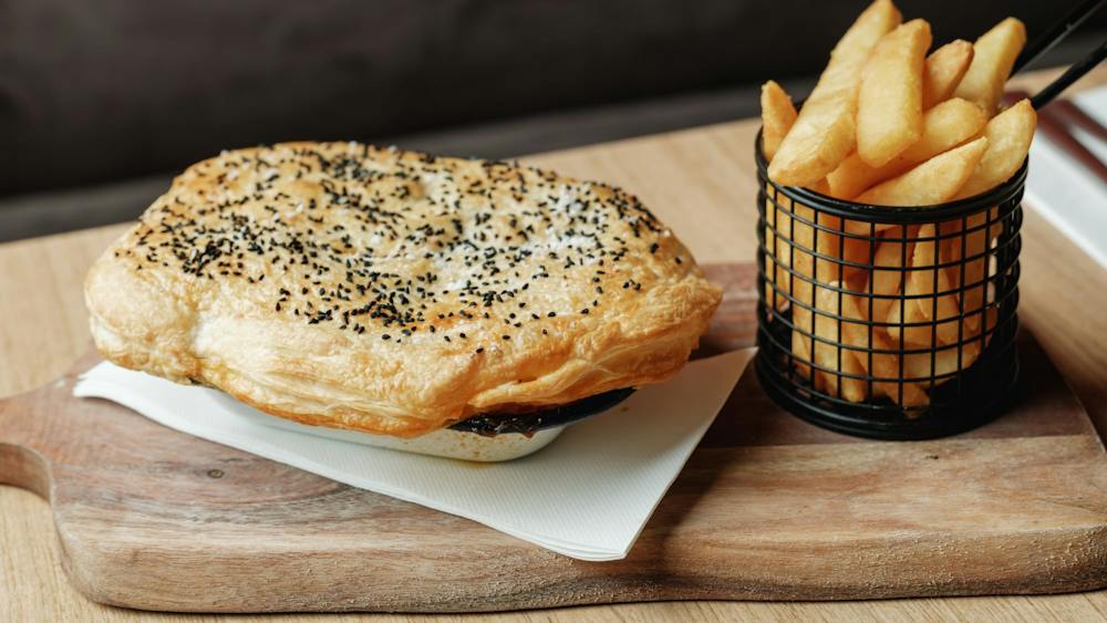 Ask about the Pie of the Day, baked in-house by our talented chefs