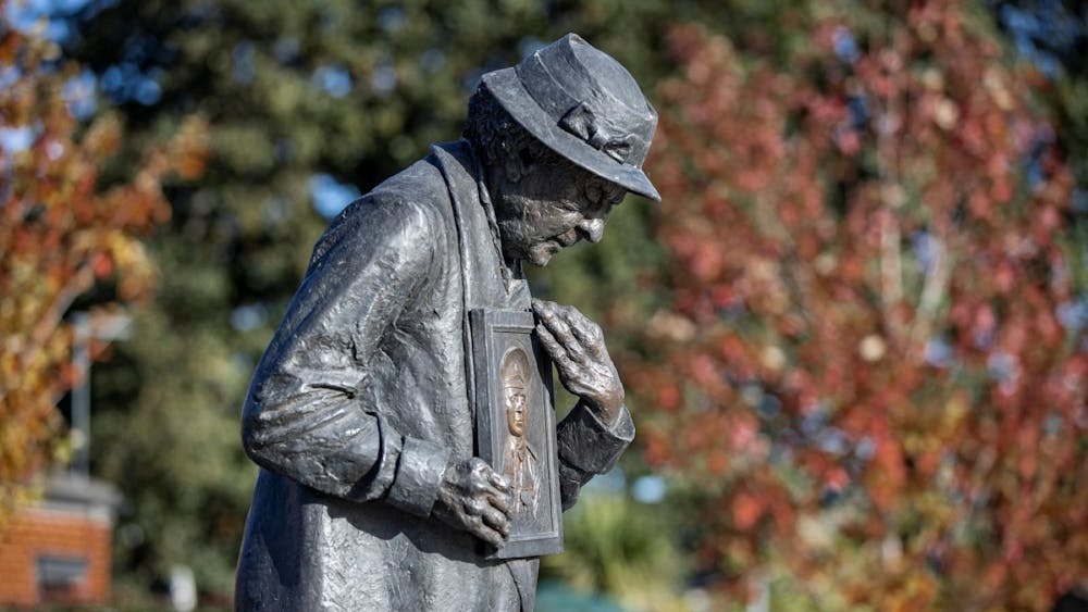 Statue of Grieving Mother